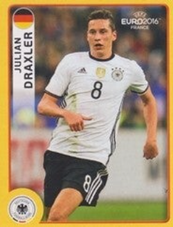 Sticker M8 - Julian Draxler  - EM 2016