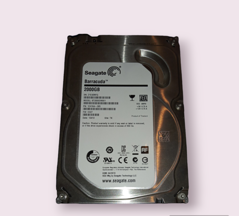 Seagate Barracuda 2TB – Interne 3,5" SATA Festplatte (ST2000DM001)