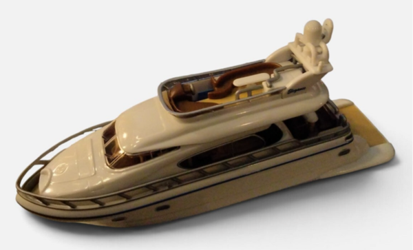 Siku Luxus-Motoryacht "Elegance" (Weiß/Blau) Siku (Modell 1849, ca. 1:87)
