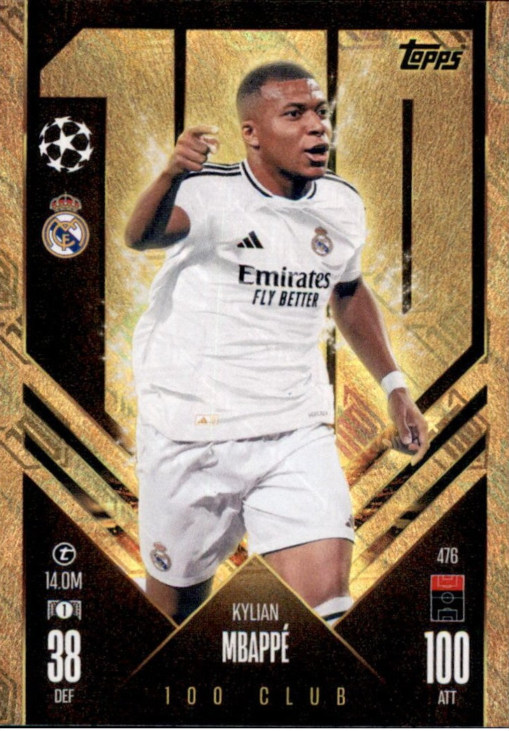 476 - Kylian Mbappe - 100 Club - 2024/2025
