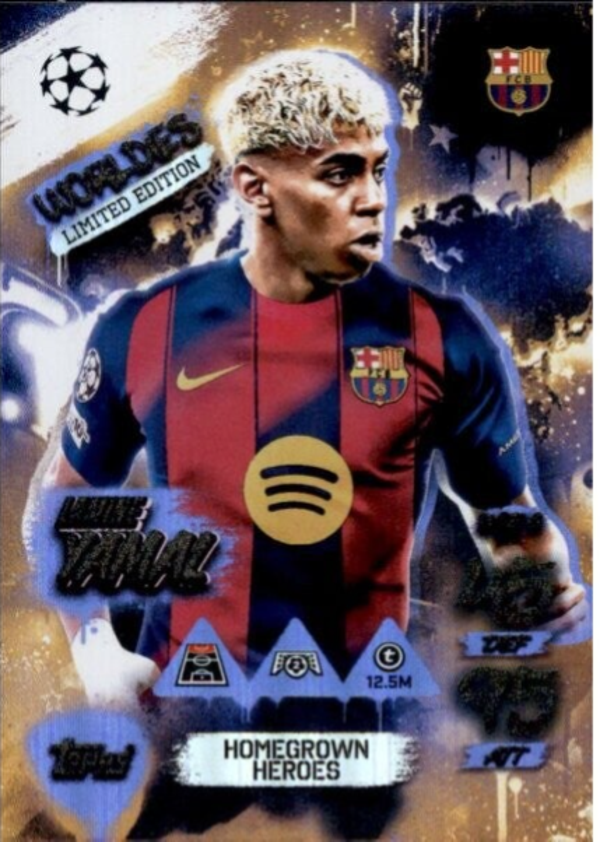 WLE8 - Lamine Yamal - Worldies Limited Edition - Topps Match Attax Champions League 2025/26