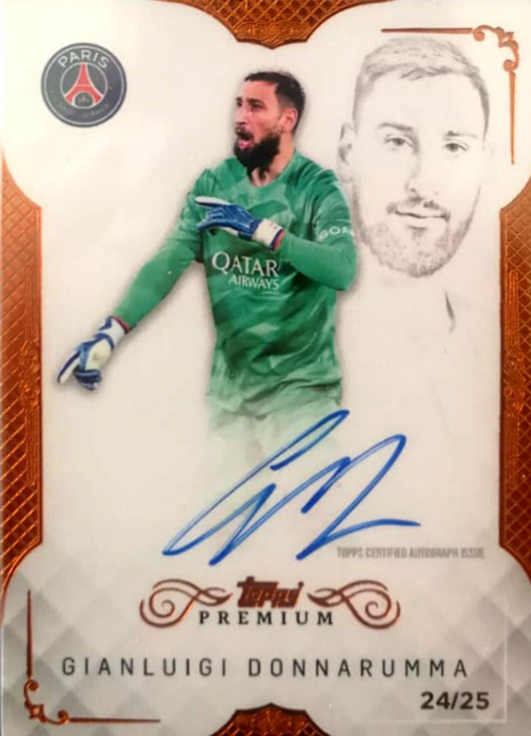 Gianluigi Donnarumma On Card Auto SN25 - Paris Saint-Germain