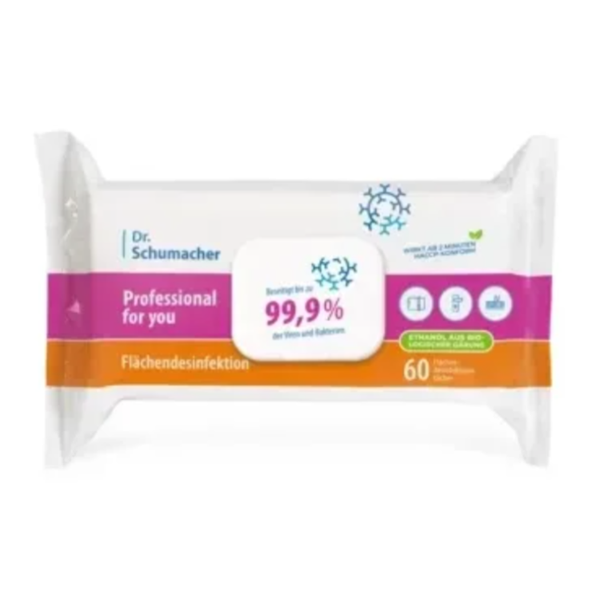 Professional for you Flächendesinfektion Wipes (Flowpack a 60 Tücher)