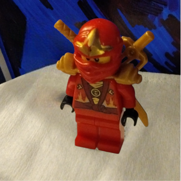 LEGO Ninjago Minifigur – Kai ZX mit goldener Rüstung & Katanas (Second Hand)