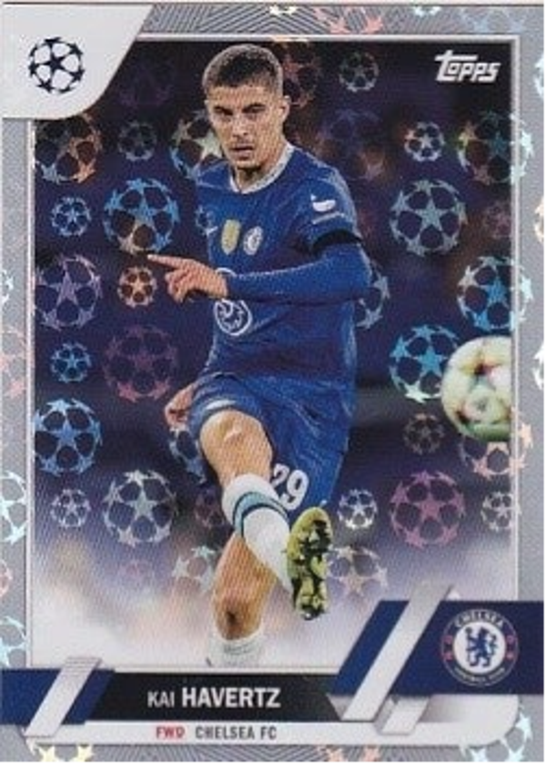 Kai Havertz Chelsea Topps UEFA Club Competitions 2022/23 Starball Foil #29