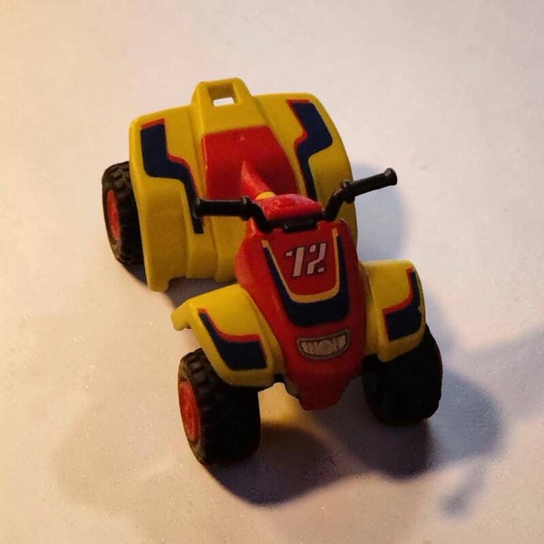 Speedster-Quad (Set 4425) – Gelb / Rot, Startnummer 12