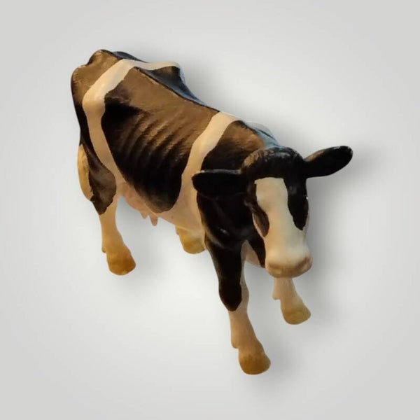 Schleich 13140 – Kuh schwarzbunt, stehend (Farm Life) – Vintage-Klassiker von 2001