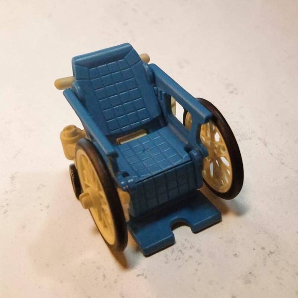 Playmobil Vintage-Rollstuhl Blau (3363 / 7069)