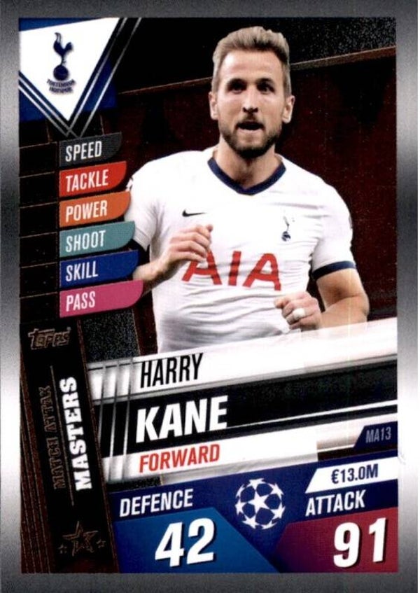 MA13 - Harry Kane  - Match Attax Masters - MACL19/20