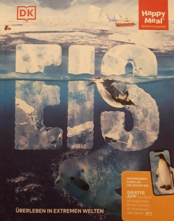 MC Donalds Happy Meal Buch DK „EIS“ 2022