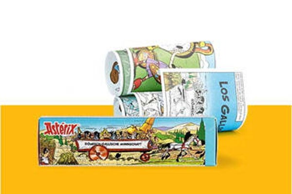 Mc Donalds Rätsel- und Ausmalrolle Asterix und Obelix In Griechenland