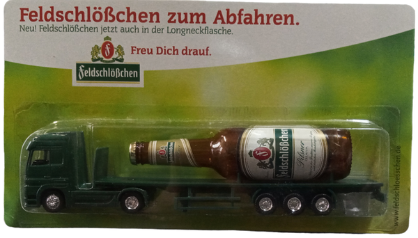 Feldschlößchen mit Flasche - Werbetruck Mercedes Benz