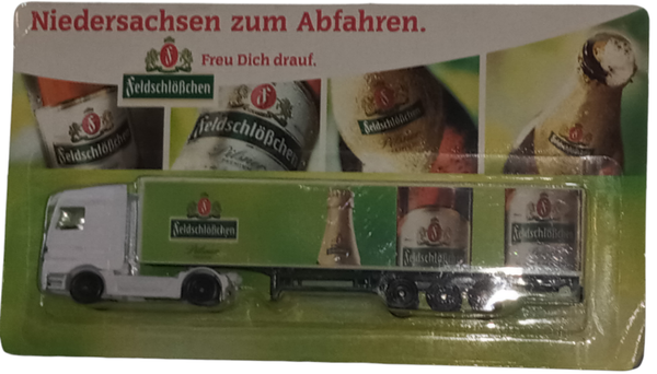 Feldschlößchen Werbetruck – „Niedersachsen zum Abfahren.“ (OVP)