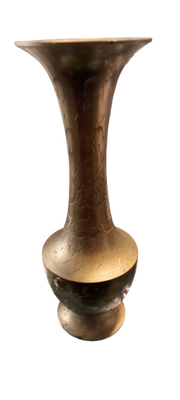 Vintage Messing Tischvase 20 cm