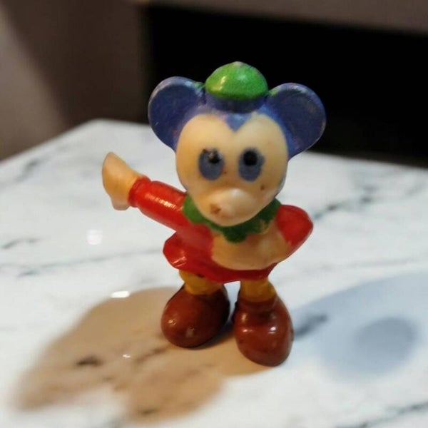 Walt Disney Vintage-Mini-Sammelfigur – Mack oder Muck (Mickys Neffen), Heimo, 1960er/1970er Jahre