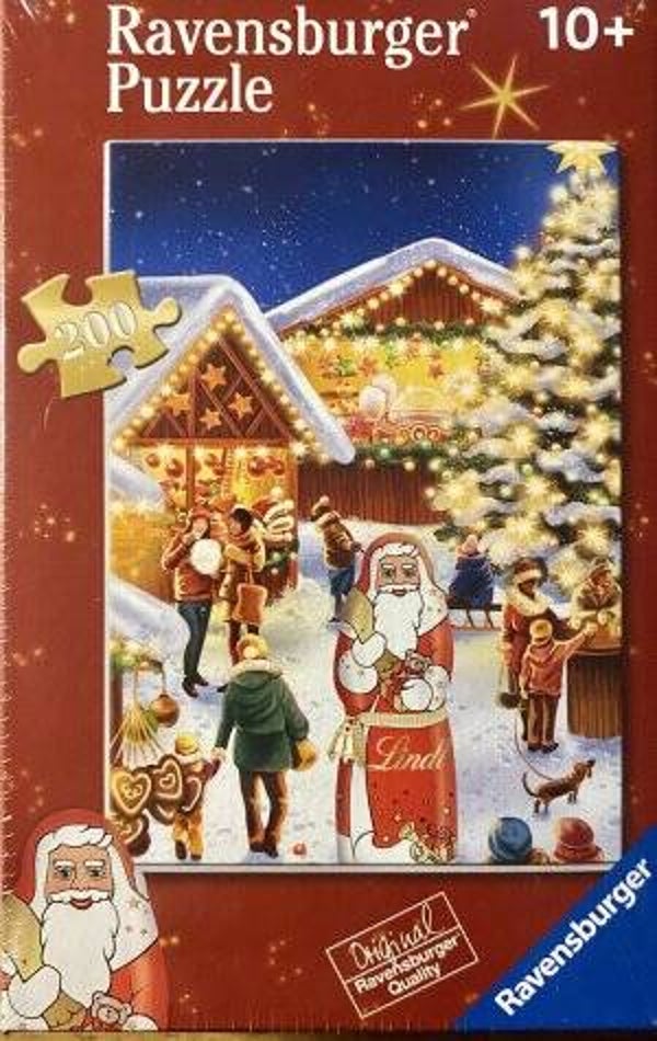 Ravensburger Puzzle - Weihnachtsmarkt - 200 Teile - 10+ - Lindt-Edition