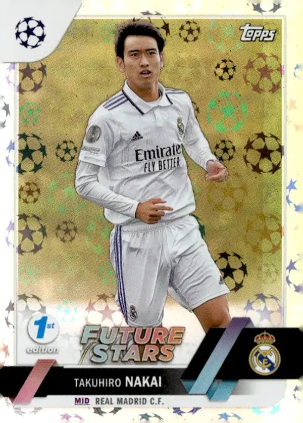 Takuhiro Nakai FS - Real Madrid CF - Topps UEFA Club Competitions 2022/23 Starball Foil #131