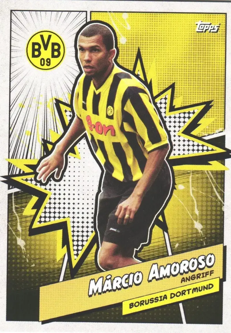 Márcio Amoroso – BVB Heroes – 2023-24 Topps Borussia Dortmund Fan Set #BVBH-3
