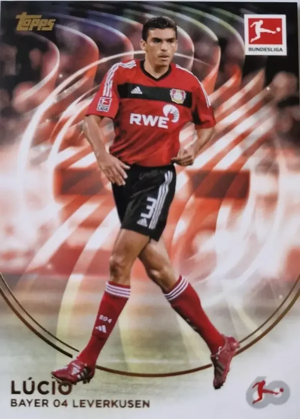 Topps 60 Jahre Bundesliga – Lúcio Base-Karte (Nr. 28)
