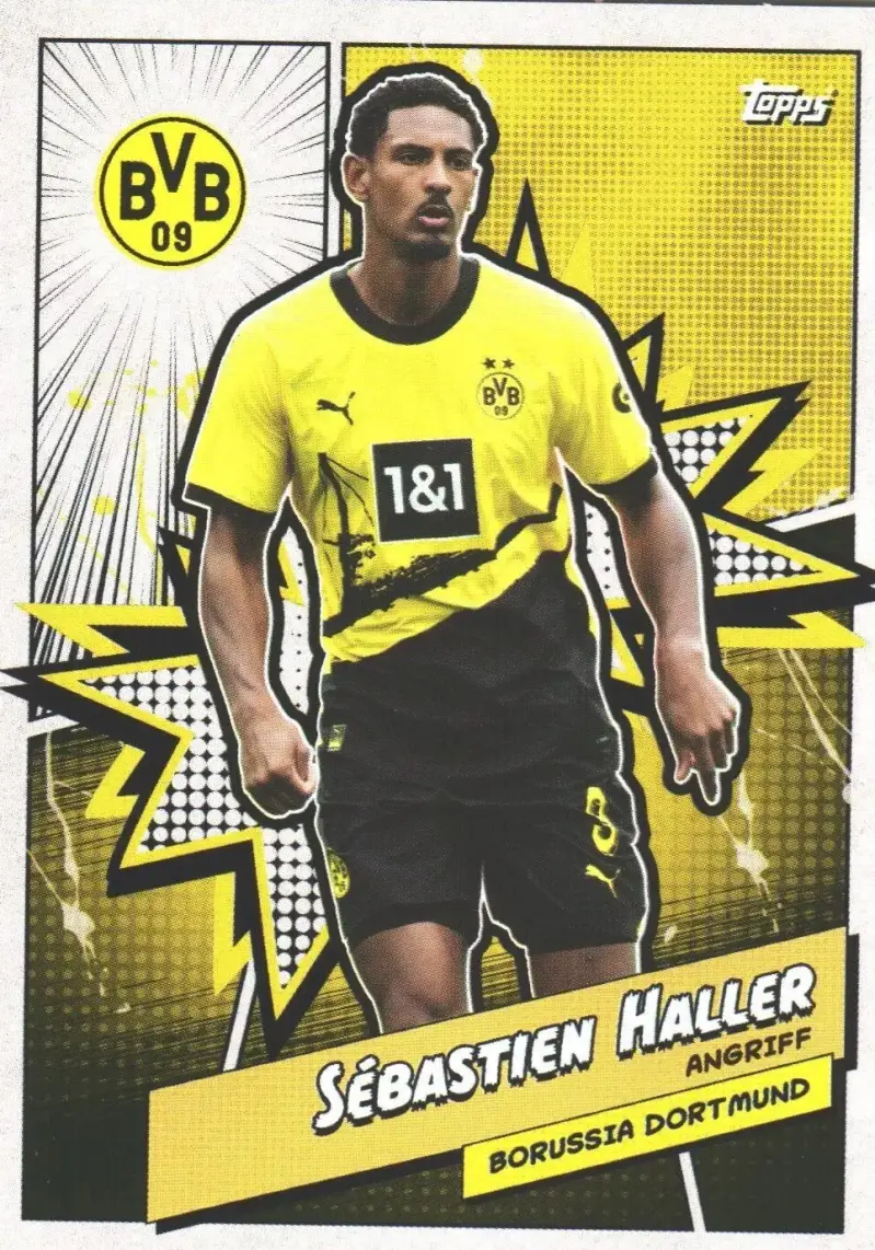 Sébastien Haller – BVB Heroes – 2023-24 Topps Borussia Dortmund Fan Set #BVBH-7