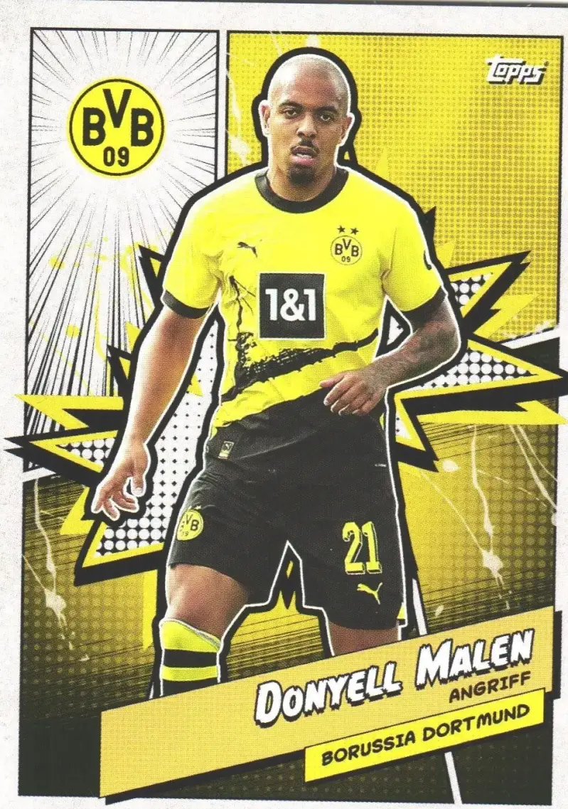 Donyell Malen – BVB Heroes – 2023-24 Topps Borussia Dortmund Fan Set #BVBH-8