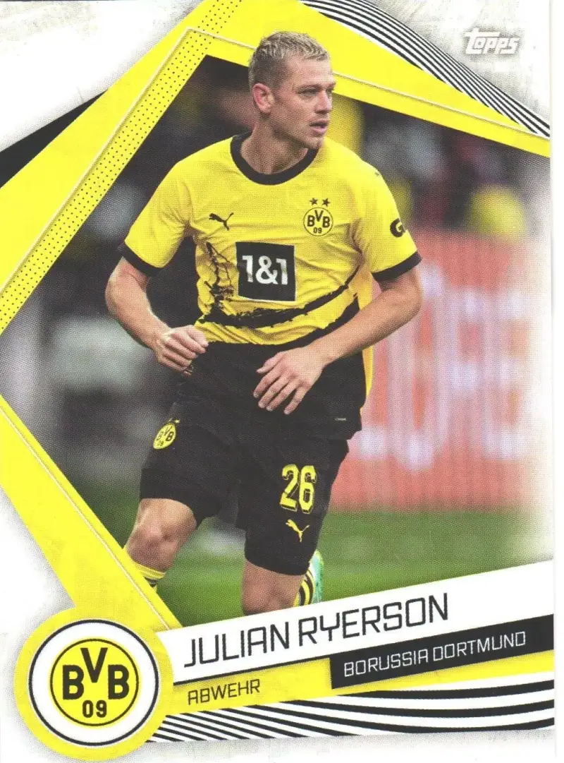 Julian Ryerson – Base Card – 2023-24 Topps Borussia Dortmund Fan Set #4