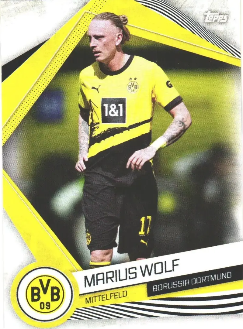 Marius Wolf – Base Card – 2023-24 Topps Borussia Dortmund Fan Set #11