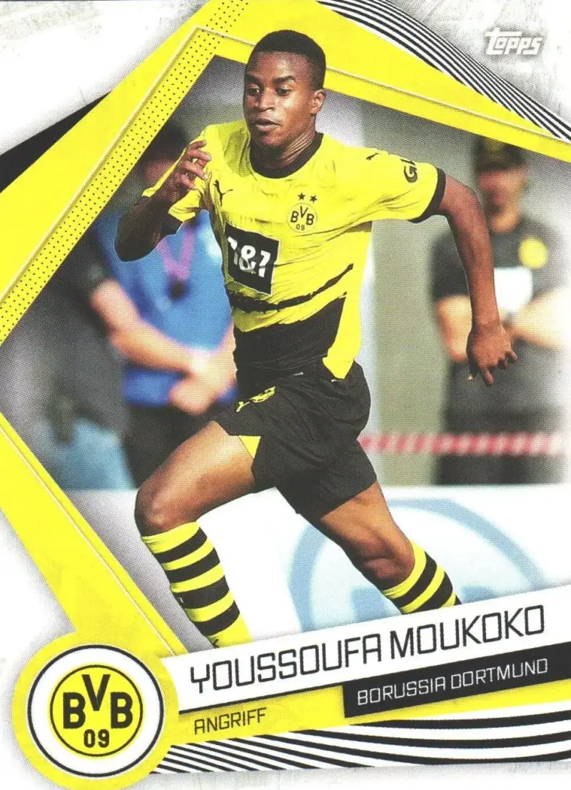 Youssoufa Moukoko – Base Card – 2023-24 Topps Borussia Dortmund Fan Set #15