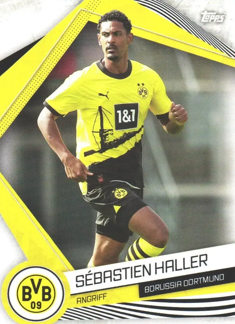 Sébastien Haller – Base Card – 2023-24 Topps Borussia Dortmund Fan Set #19