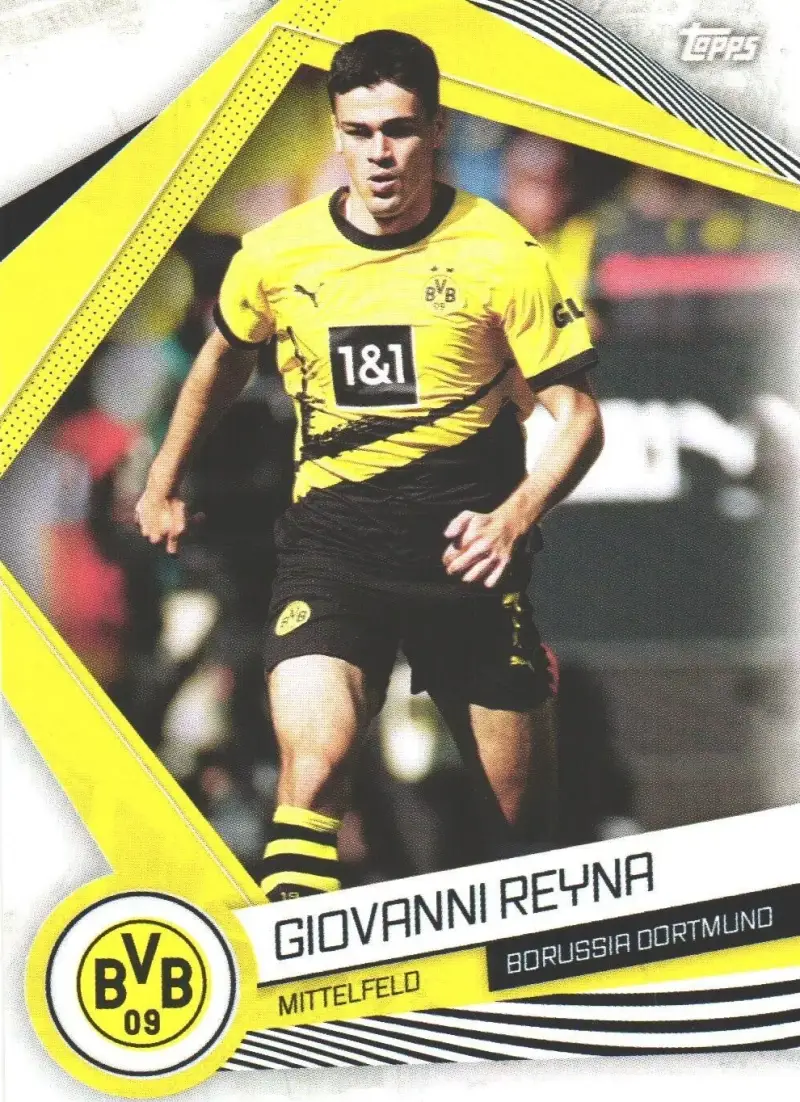Giovanni Reyna – Base Card – 2023-24 Topps Borussia Dortmund Fan Set #7