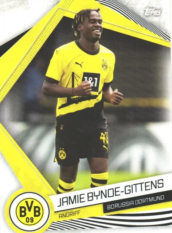 Jamie Gittens – Base Card – 2023-24 Topps Borussia Dortmund Fan Set #16