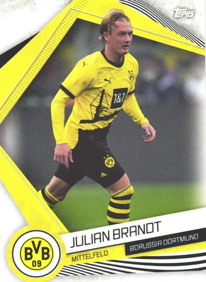 Julian Brandt – Base Card – 2023-24 Topps Borussia Dortmund Fan Set #13
