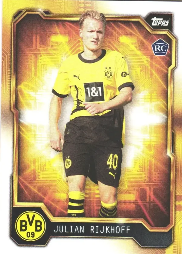 Julian Rijkhoff – BVB Golden Future – 2023-24 Topps Borussia Dortmund Fan Set #BVBG-2