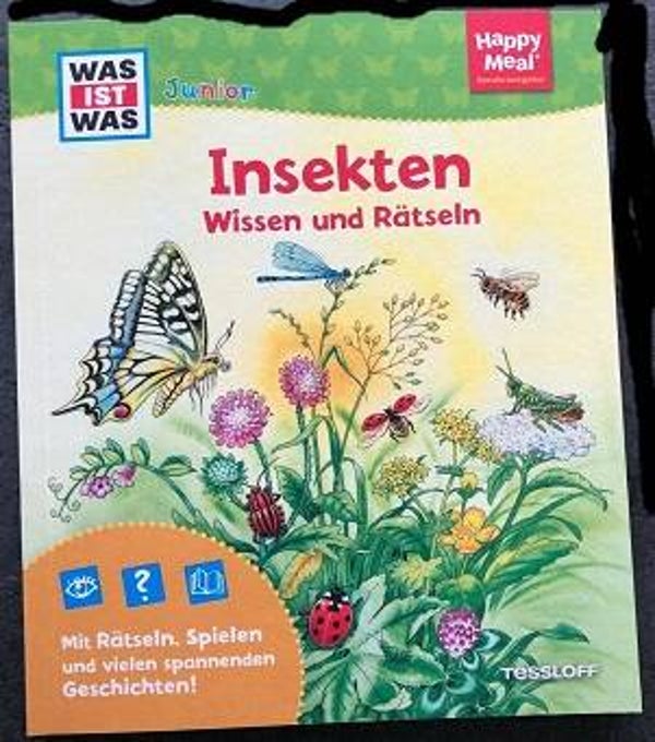 Mc Donalds Happy Meal Buch Insekten Wissen und Rätseln