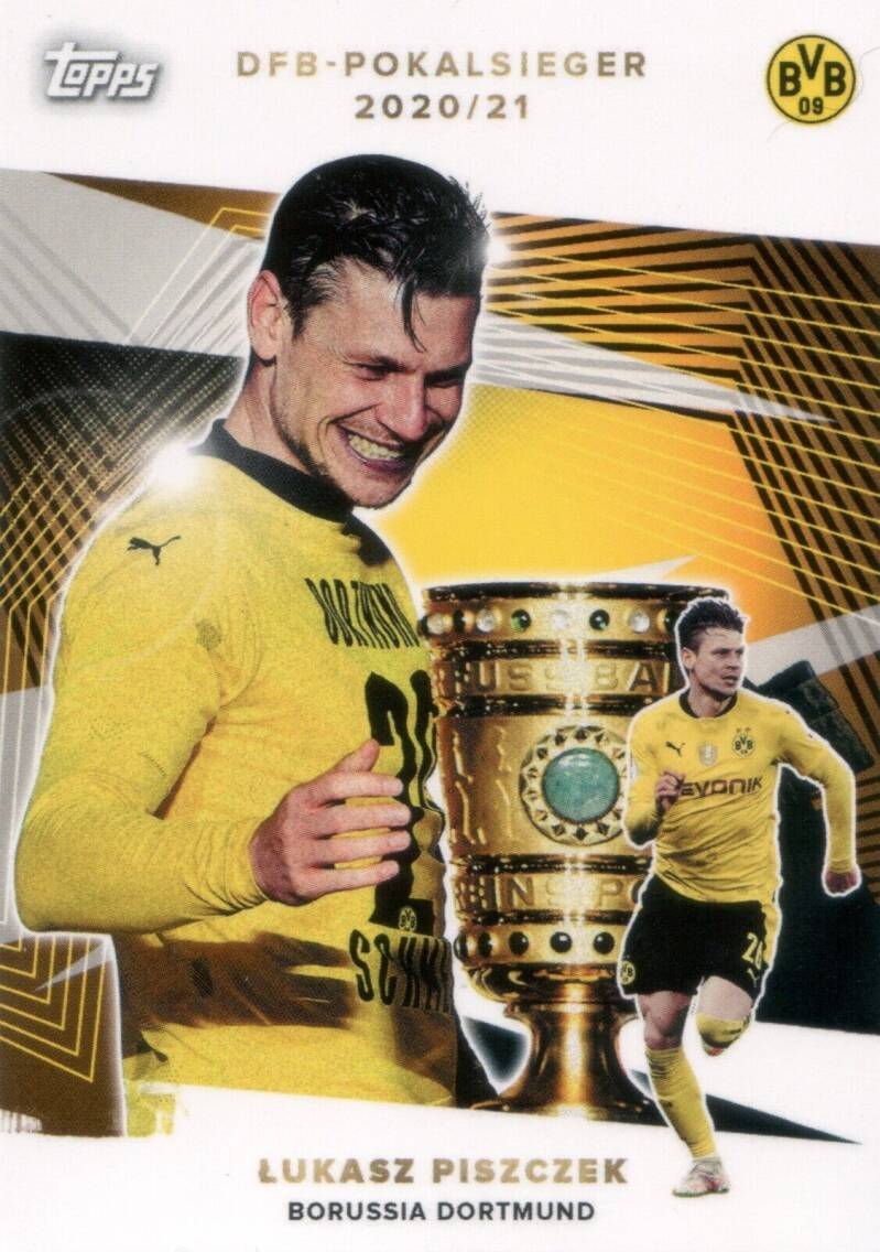 Łukasz Piszczek – BVB Cup History (Subset) – 2021-22 Topps Borussia Dortmund Official Team Set #CUP-1