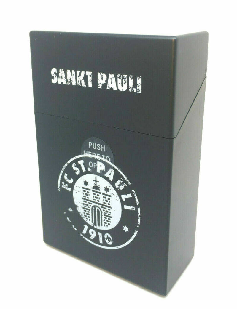FC St. Pauli Zigarettenbox schwarz