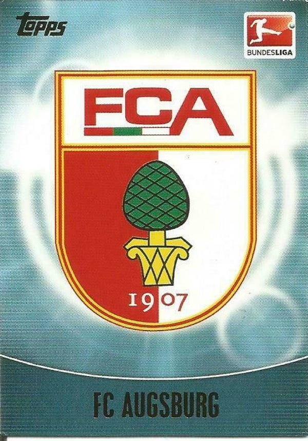 215 - FC Augsburg - Wappen (Club Badges)  - Bundesliga Chrome 2013-14