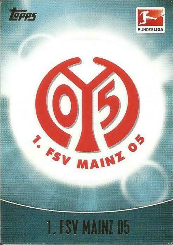 226 - 1. FSV Mainz 05 - Wappen (Club Badges)  - Bundesliga Chrome 2013-14