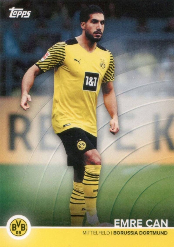 Emre Can – Team Squad (Base) – 2021-22 Topps Borussia Dortmund Official Team Set #BVB-EC