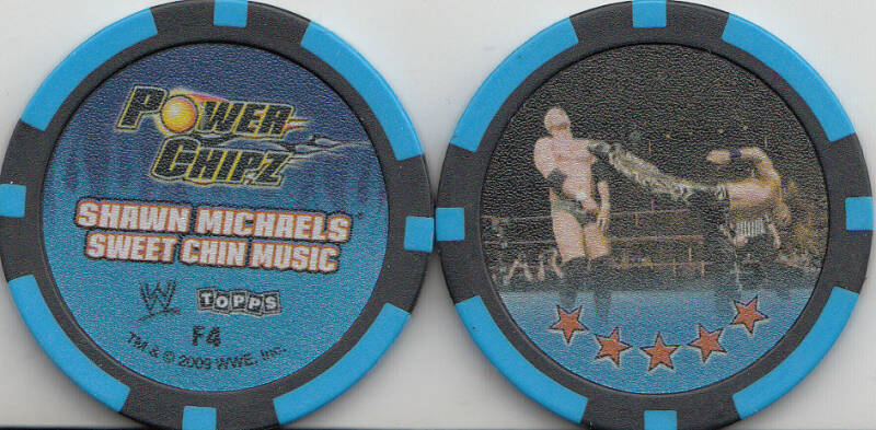 WWE Power Chipz - F4 - Shawn Michaels Sweet Chin Music (2009)
