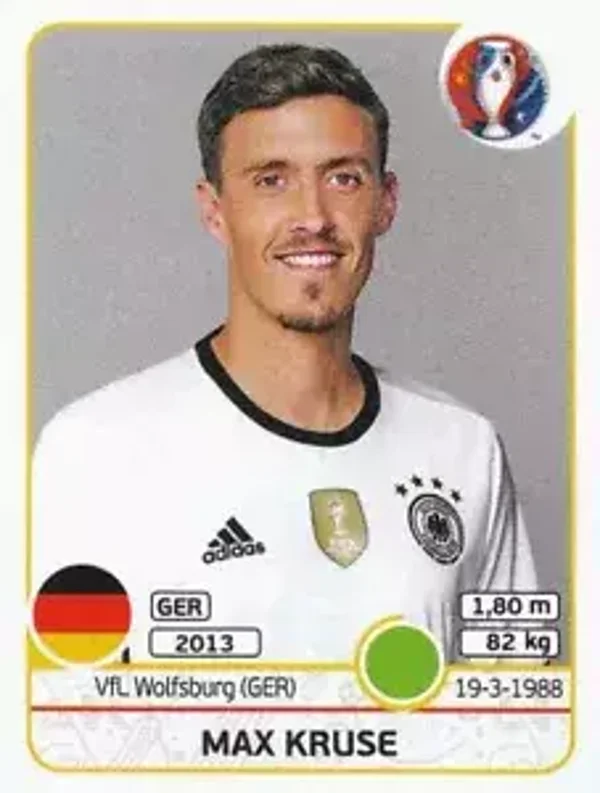 Sticker 259 - Max Kruse - EM 2016