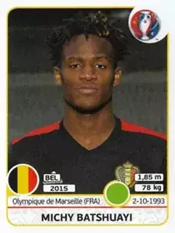 Sticker 483 - Michy Batshuayi - EM 2016