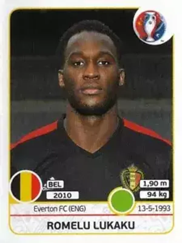 Sticker 484 - Romelu Lukaku - EM 2016