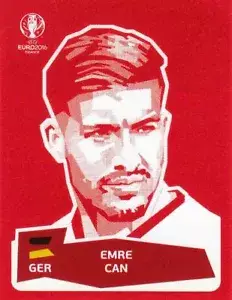 Sticker EC - Emre Can  - EM 2016