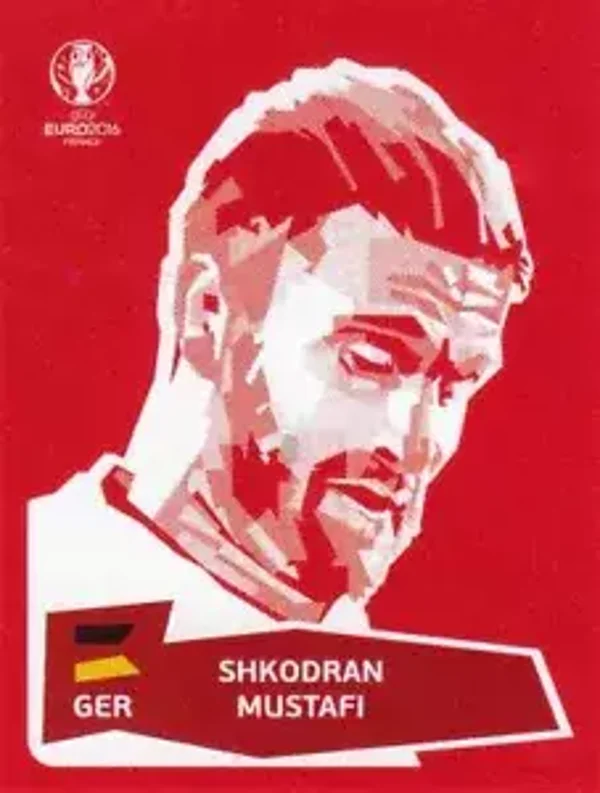 Sticker SM - Shkodran Mustafi - EM 2016