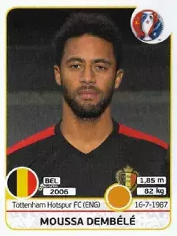 Sticker 481 - Moussa Dembele - EM 2016