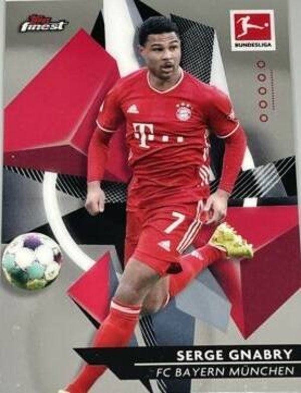 87 - Serge Gnabry  - Topps Finest Bundesliga 2020-21