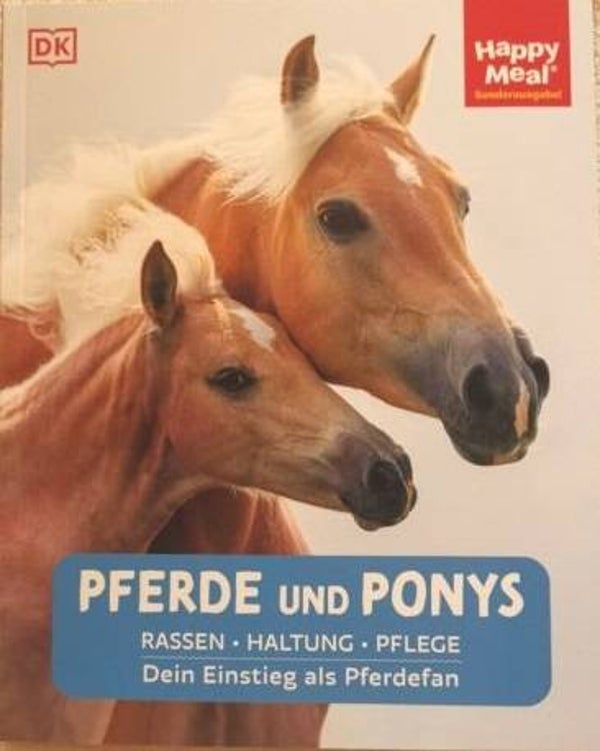 Mc Donalds Happy Meal Buch  Pferde und Ponys "Neu"