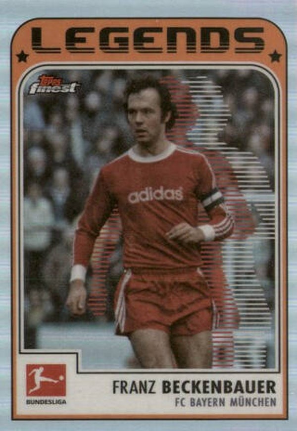 Topps Finest Bundesliga – Franz Beckenbauer Insert-Karte (Nr. FL-FB) – Legends