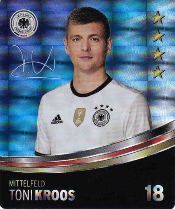 REWE DFB 2016 - 18 Toni Kroos GLITZER
